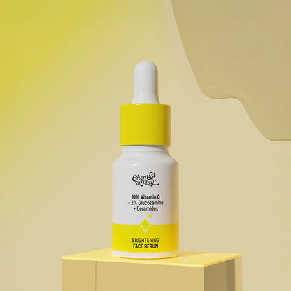 10% Vitamin C Serum with 2% Glucosamine for Glowing Skin - 10 ml