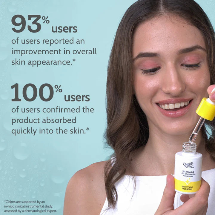 10% Vitamin C Serum with 2% Glucosamine for Glowing Skin - 10 ml